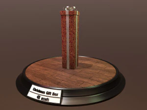 christmas gift box pack1 3D Model