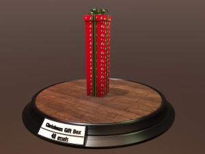 christmas gift box pack1 3D 모델