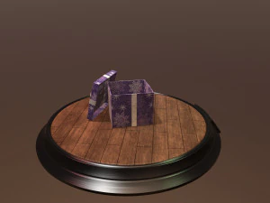 christmas gift box pack1 3D Model