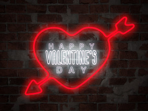neon hearts pack1 Modèle 3D