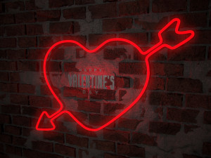 neon hearts pack1 Modèle 3D