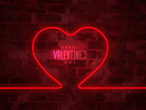 neon hearts pack1 Modèle 3D