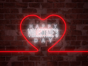 neon hearts pack1 Modèle 3D