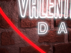 neon hearts pack1 Modèle 3D