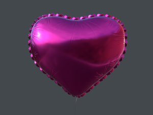 heart balloons pack1 3D 模型