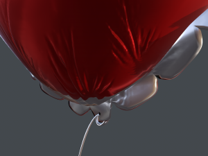 heart balloons pack1 3D 模型