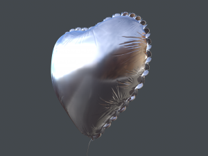 heart balloons pack1 3D 模型