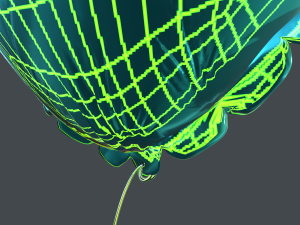 heart balloons pack1 3D 模型