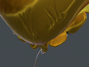 heart balloons valentines pack1 3D Model