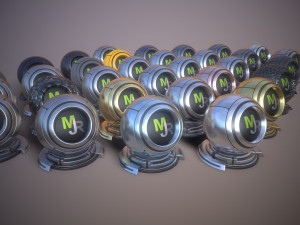 metal materials and textures CG Textures