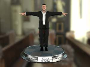 man in suit 3D-Modell