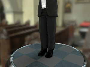 man in suit 3D-Modell