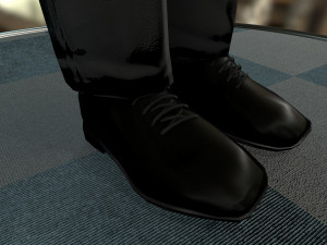 man in suit 3D-Modell
