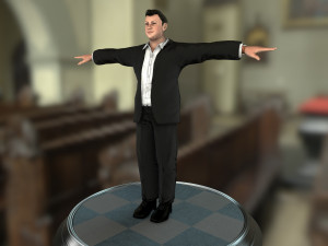 man in suit 3D-Modell