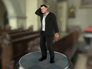man in suit 3D-Modell