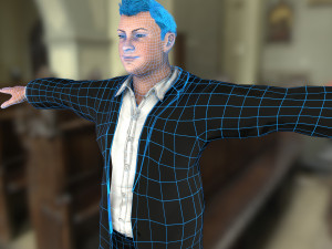 man in suit 3D-Modell