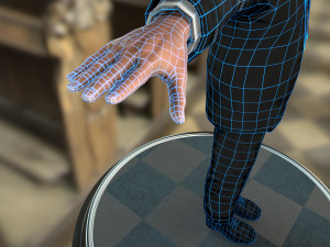 man in suit 3D-Modell