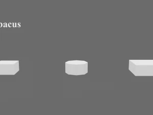 egyptian columns kit 3D Model