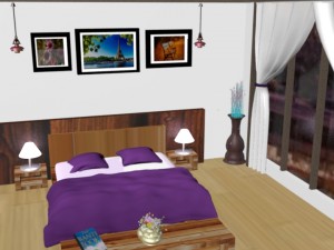 bedroom 3Dモデル