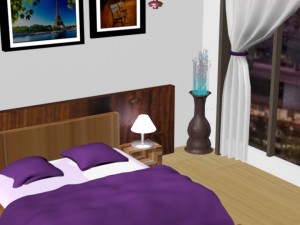 bedroom 3Dモデル