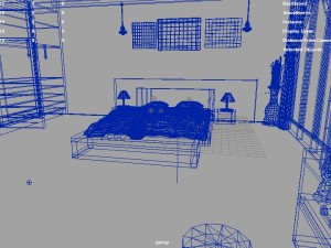 bedroom 3Dモデル