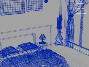 bedroom 3Dモデル