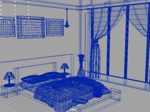 bedroom 3Dモデル
