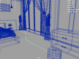 bedroom 3Dモデル