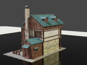 little shop 3D 模型