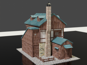 little shop 3D 模型