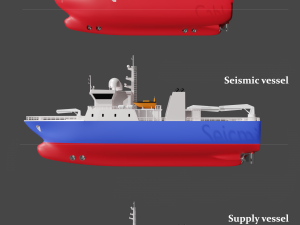 set of schematic vessels 3 pieces 3D Model