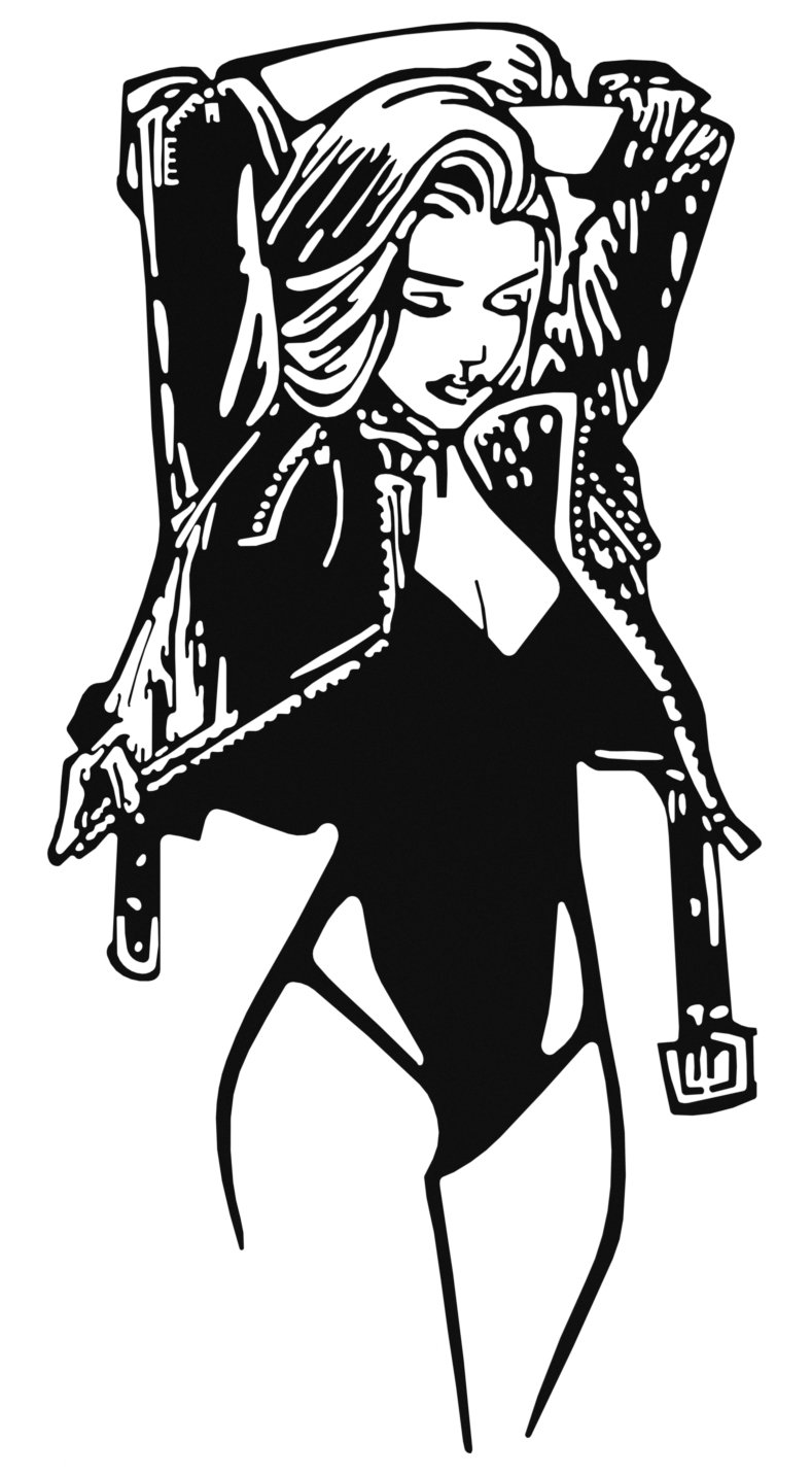 Girl Is Wearing A Jacket Svg Dxf Ai Cdr Png Pdf Jpg Eps Files 3d Modell In Charaktere 3dexport