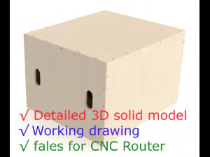 pudełko do gier crossfit Model 3D