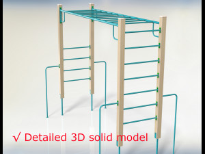 playground - hand-over-hand 3D Model