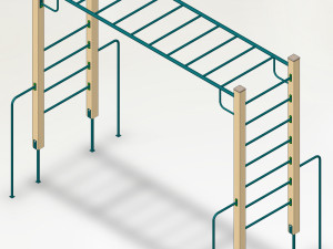 playground - hand-over-hand Modèle 3D