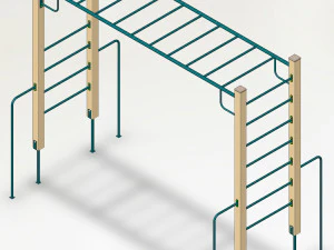 playground - hand-over-hand 3D Model