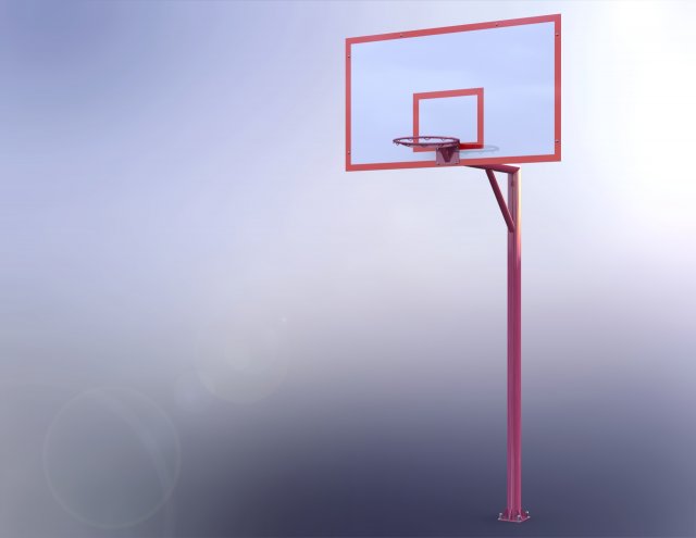 basketball unit 3D Model .c4d .max .obj .3ds .fbx .stl .blend 