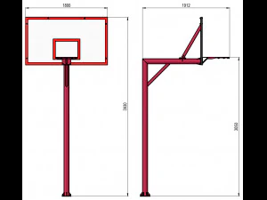 basketball unit 3D Model