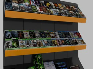 store shelf 3D Model