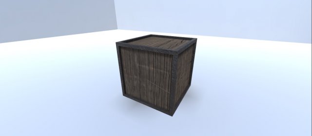 wood crate 3D Model .c4d .max .obj .3ds .fbx .stl .blend 
