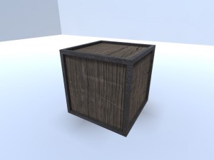 wood crate 3D Модель