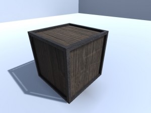 wood crate 3D Model