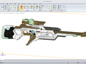 meatooma-d10 stalker d10 concept sniper rifle stl Model 3D