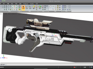 meatooma-d10 stalker d10 concept sniper rifle stl Model 3D