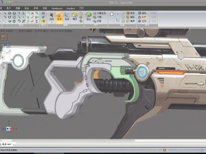 meatooma-d10 stalker d10 concept sniper rifle stl 3D Model