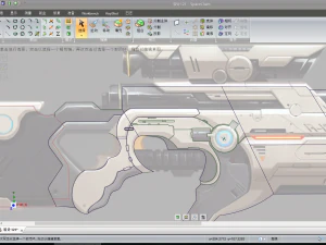 meatooma-d10 stalker d10 concept sniper rifle stl 3D Model