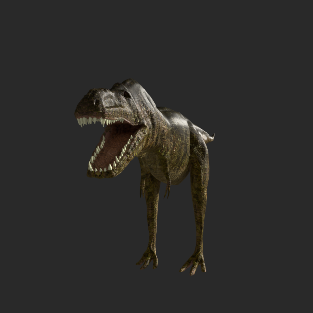 tiranosaur-rex 3D Модель .c4d .max .obj .3ds .fbx .stl .blend 