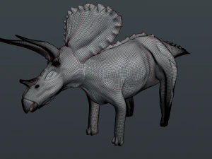 トリケラトプス 3Dモデル