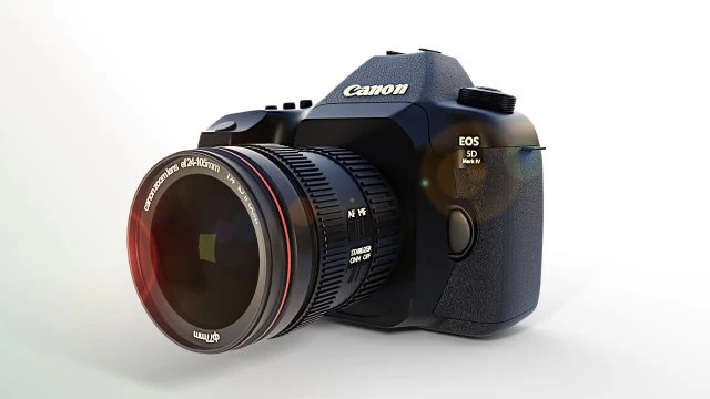 canon eos 5d mark iv 3D Model .c4d .max .obj .3ds .fbx .stl .blend 