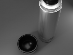 thermos bottle 3D मॉडल